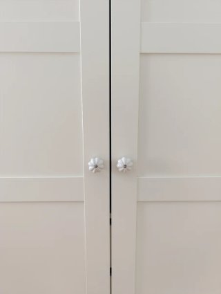 Armario grande esquinero modular blanco