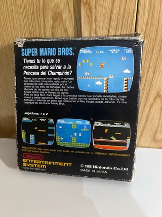 Super Mario Bros NES Español Caja