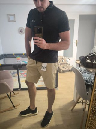 Polo Emporio Armani EA7 Talla M Negra