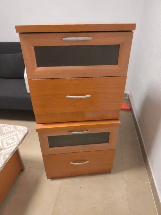 Pack 2 Mesas de Noche Madera