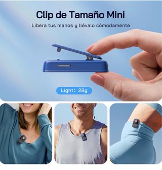 Reproductor MP3 Bluetooth 5.2 Clip Deportivo