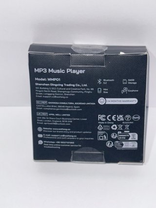 Reproductor MP3 Bluetooth 5.2 Clip Deportivo