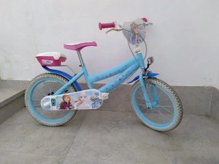 Bicicleta Frozen 16 para niña