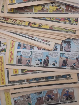 Lotto 99 fumetti Disney Mirror vintage MickeyMouse