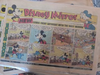 Lotto 99 fumetti Disney Mirror vintage MickeyMouse