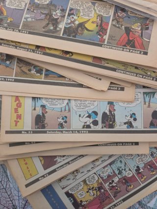 Lotto 99 fumetti Disney Mirror vintage MickeyMouse