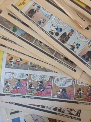 Lotto 99 fumetti Disney Mirror vintage MickeyMouse