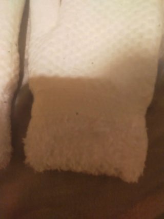 Guantes elásticos blancos