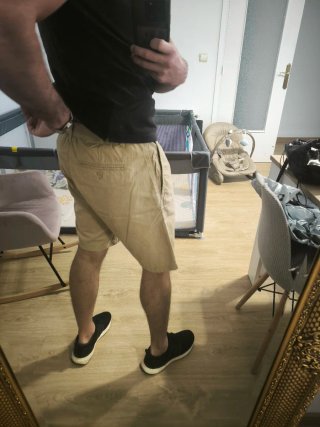 Pantalón corto chino beige Talla M
