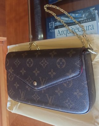 Bolso LV Marrón y Rojo