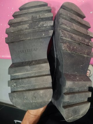 Botas Pull&Bear negras plataforma