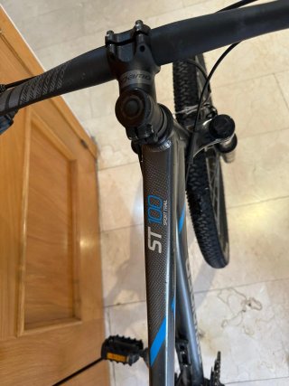 Bicicleta Rockrider St 100 27.5Gris/Azul