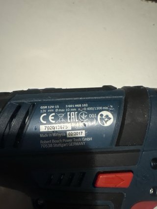 Taladro Bosch GSR 12V-15 Profesional