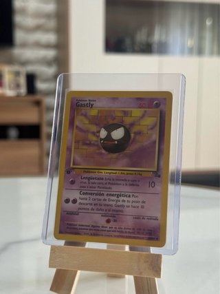 Lote 3 cartas Pókemon: Gengar, Haunter, Gastly.