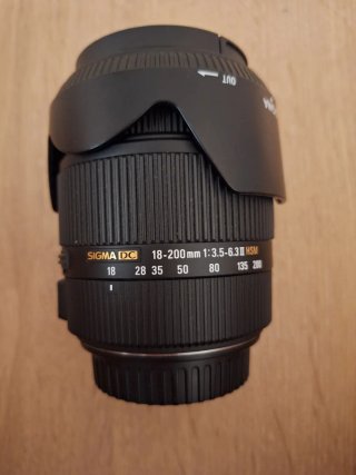 Sigma 18-200mm F3.5-6.3 HSM Objetivo para Canon