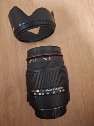 Sigma 18-200mm F3.5-6.3 HSM Objetivo para Canon