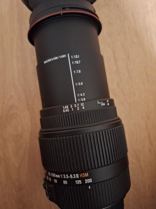 Sigma 18-200mm F3.5-6.3 HSM Objetivo para Canon