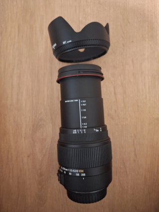 Sigma 18-200mm F3.5-6.3 HSM Objetivo para Canon
