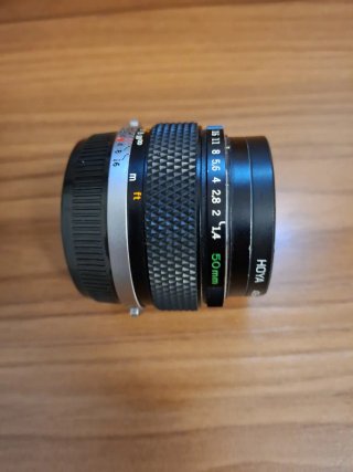 Olympus Zuiko 50mm f/1.4 Objetivo