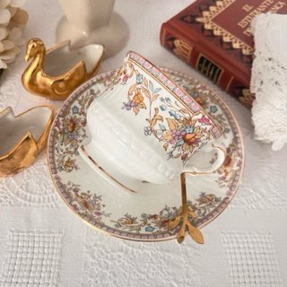 Taza y plato porcelana inglesa Balmoral