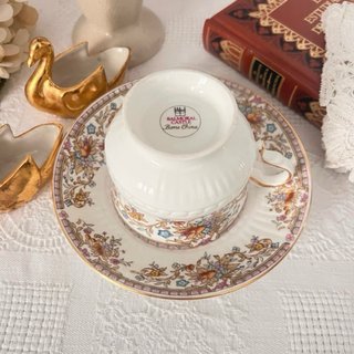 Taza y plato porcelana inglesa Balmoral