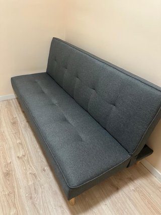 Sofá Cama Gris Tela