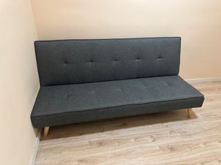 Sofá Cama Gris Tela