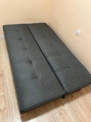 Sofá Cama Gris Tela
