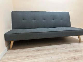 Sofá Cama Gris Tela