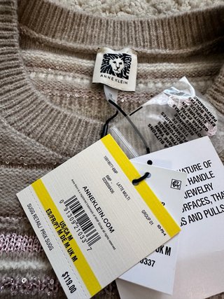Jersey Anne Klein Nuevo Talla M