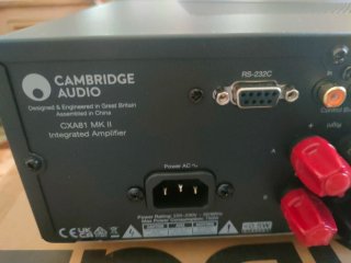 Amplificador Cambridge CXA81 MK2 Black.