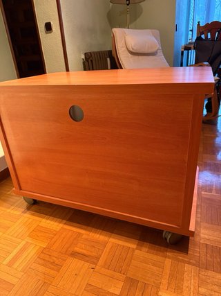 Mueble auxiliar y TV con ruedas.  Barrio Lucero