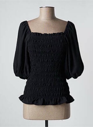 Top negro Kaffe plisado talla XS