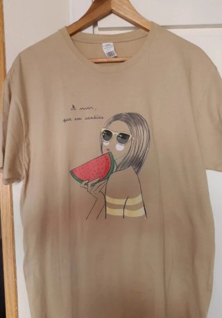 Camiseta Sandía Mujer nueva Talla XL