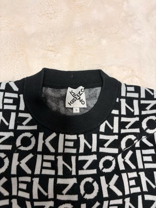 Jersey Kenzo Negro Blanco