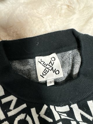 Jersey Kenzo Negro Blanco