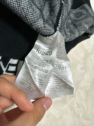 Jersey Kenzo Negro Blanco