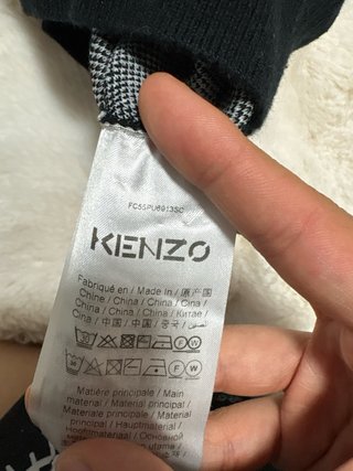 Jersey Kenzo Negro Blanco