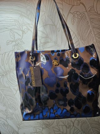 Borsa Roberto Cavalli effetto lucido