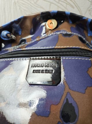 Borsa Roberto Cavalli effetto lucido