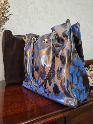 Borsa Roberto Cavalli effetto lucido