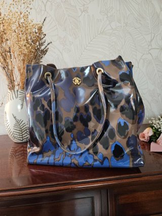 Borsa Roberto Cavalli effetto lucido