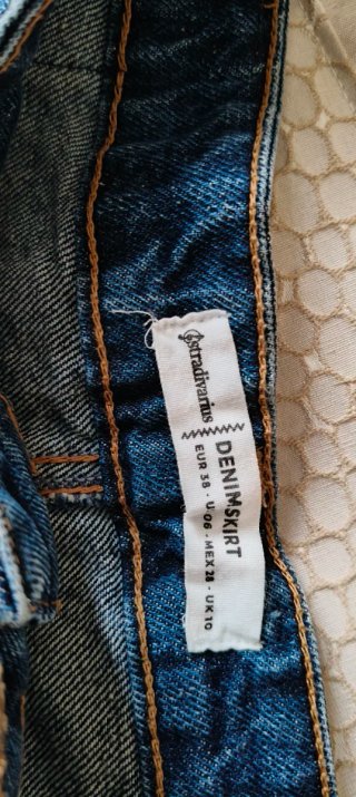 Falda vaquera Stradivarius Talla 38