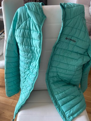 Plumas adolescentes Columbia azul celeste