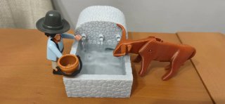 Playmobil Fuente 3D con motor