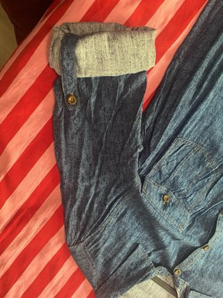 Vestido vaquero largo (no es tela vaquera)