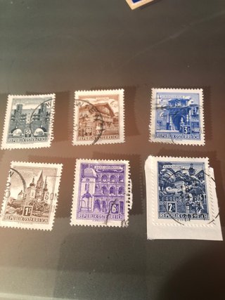 Lote de sellos de Austria