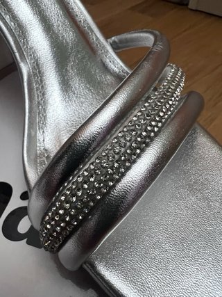 Sandalias Plataforma Andarina Plata