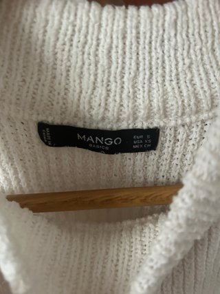 Jersey de punto blanco