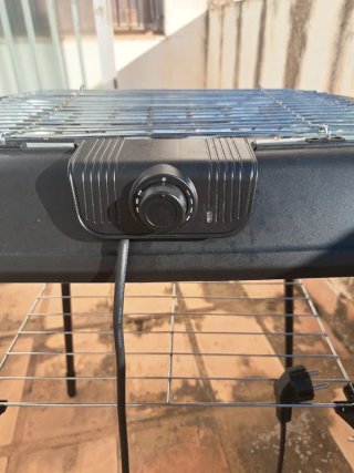Barbacoa Eléctrica SOGO Negra y Plateada